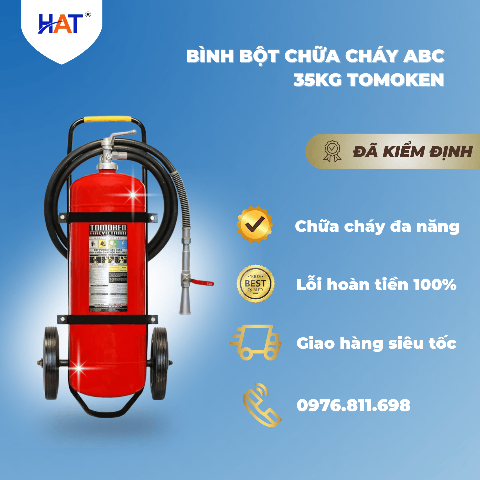 BÌNH CHỮA CHÁY TOMOKEN BỘT ABC 35KG 1 binh bot 35kg