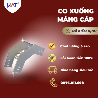 Co xuống máng cáp Co xuống máng cáp
