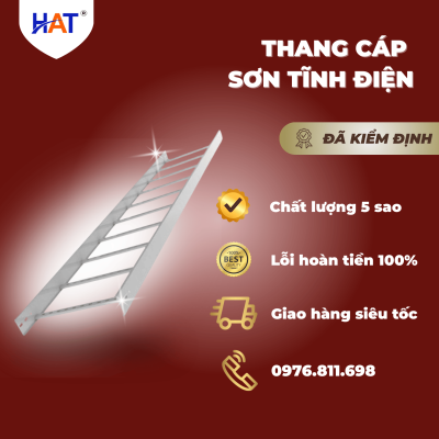 Thang cáp sơn tĩnh điện Thang cáp sơn tĩnh điện