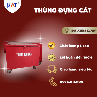 Thùng đựng cát chữa cháy Thùng đựng cát chữa cháy