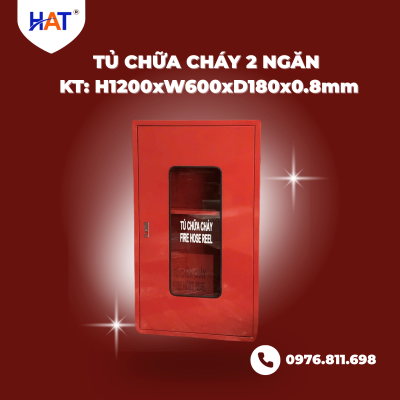 Tủ chữa cháy 2 ngăn Tủ chữa cháy 2 ngăn