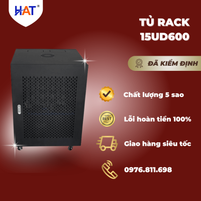 Tủ rack 15UD600 1 Tủ rack 15UD600 - Liên hệ: 0976.811.698