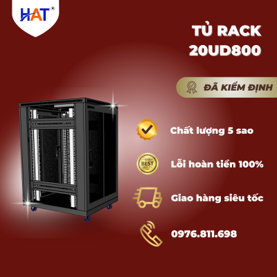 Tủ rack 20UD800 1 Tủ rack 20UD800 - Liên hệ: 0976.811.698